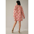 Floral Women's Jacket Women Pink Flower Jacket Factory